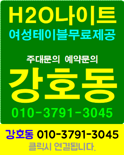 청담 h2o 나이트